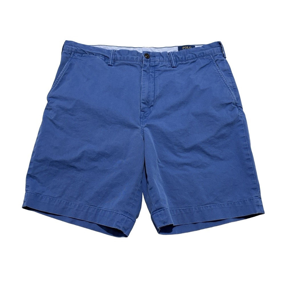 Polo Ralph Lauren Men's Navy Blue Chino Shorts Size 36 x 8.5